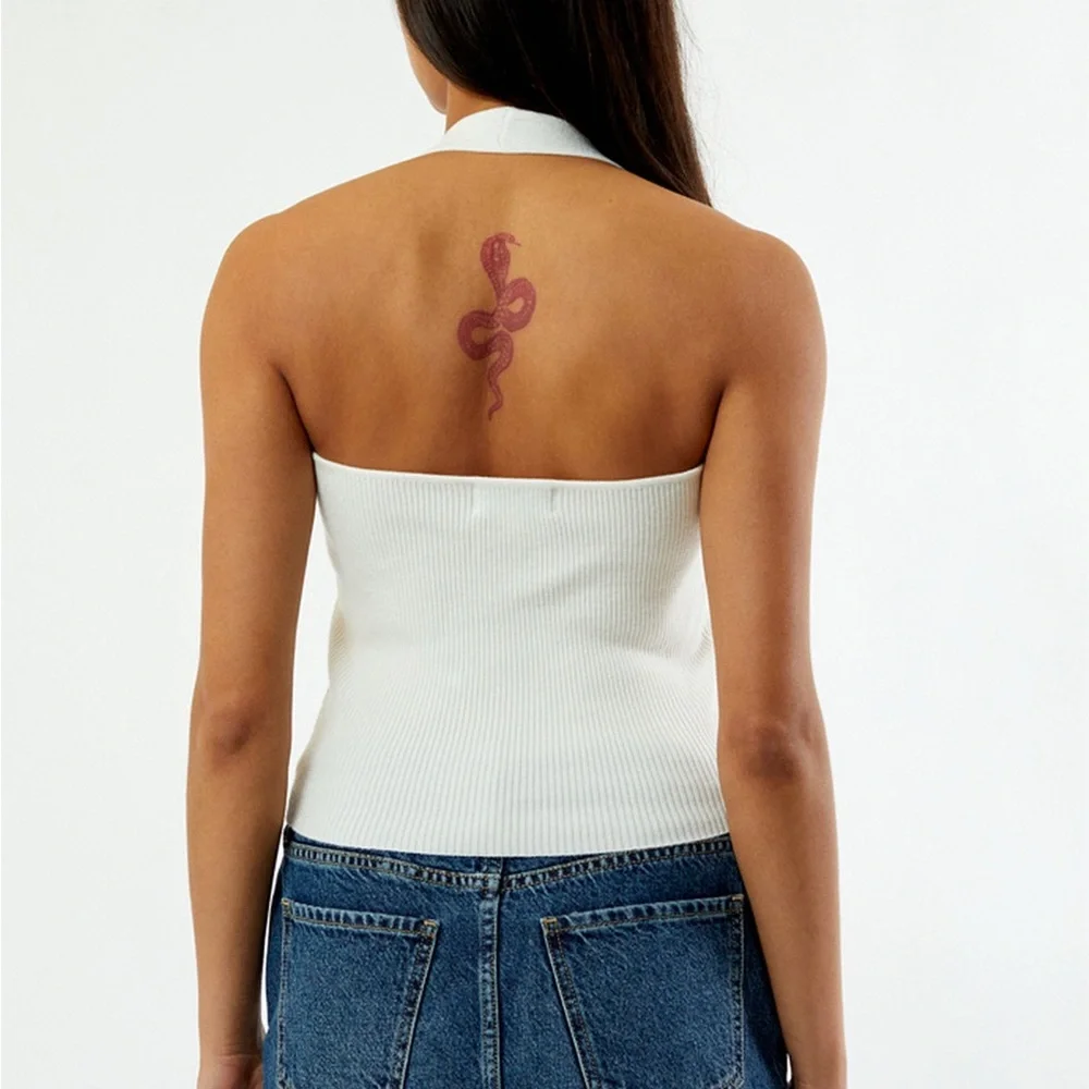 PacSun sweater Ribbed Button Tank - Picture 9 of 9